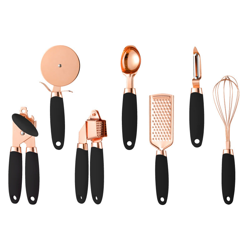 Transform Your Kitchen Experience with the Kitchen Household Peeler Gadget Copper Plating Set