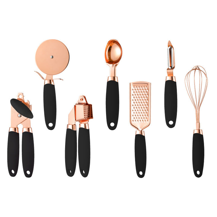 Transform Your Kitchen Experience with the Kitchen Household Peeler Gadget Copper Plating Set