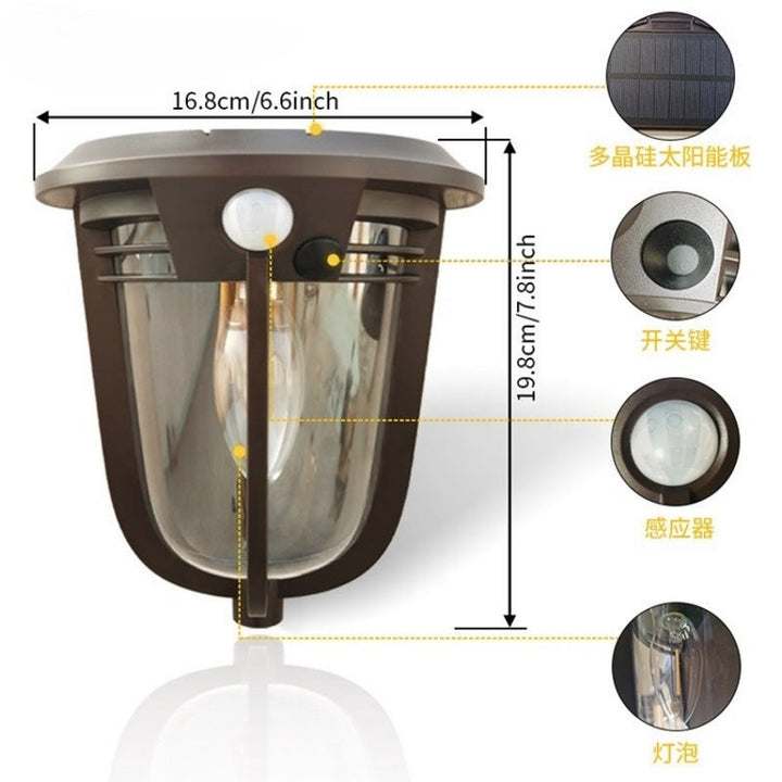 Illuminate Your Space with Elegance: The European Retro Solar Wall Lamp