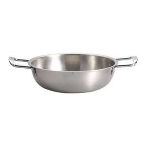 Experience Culinary Excellence with Our Heavy Duty Stainless Steel Double Handle Ramen Cooking Pot