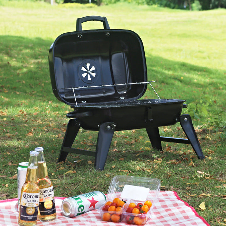 Discover the Joy of Outdoor Cooking with Our Portable Foldable Mini Hamburger Outdoor Barbecue Grill