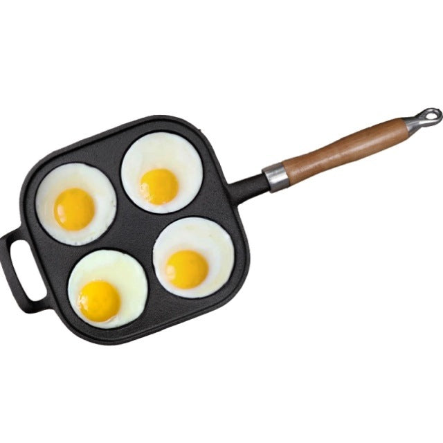Electric Breakfast Frying Pan With Separate Cooking Compartments Stove
