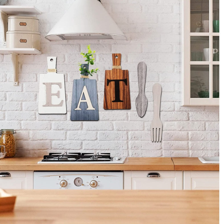 Wooden Farmhouse Kitchen Pendant Decoration For Rustic Home Decor