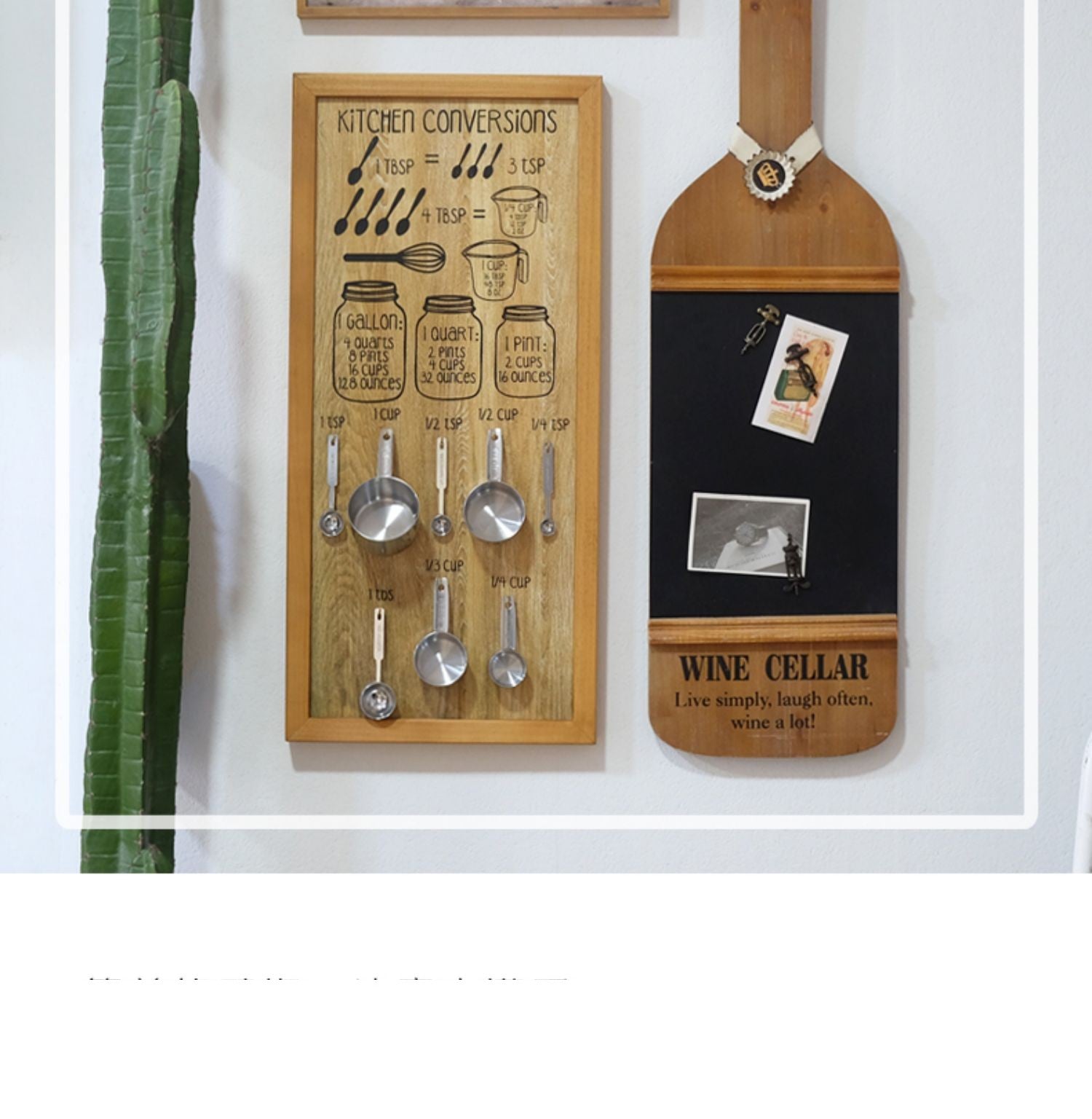 Creative Home Coffee Shop Kitchen Wall Hanging Decoration