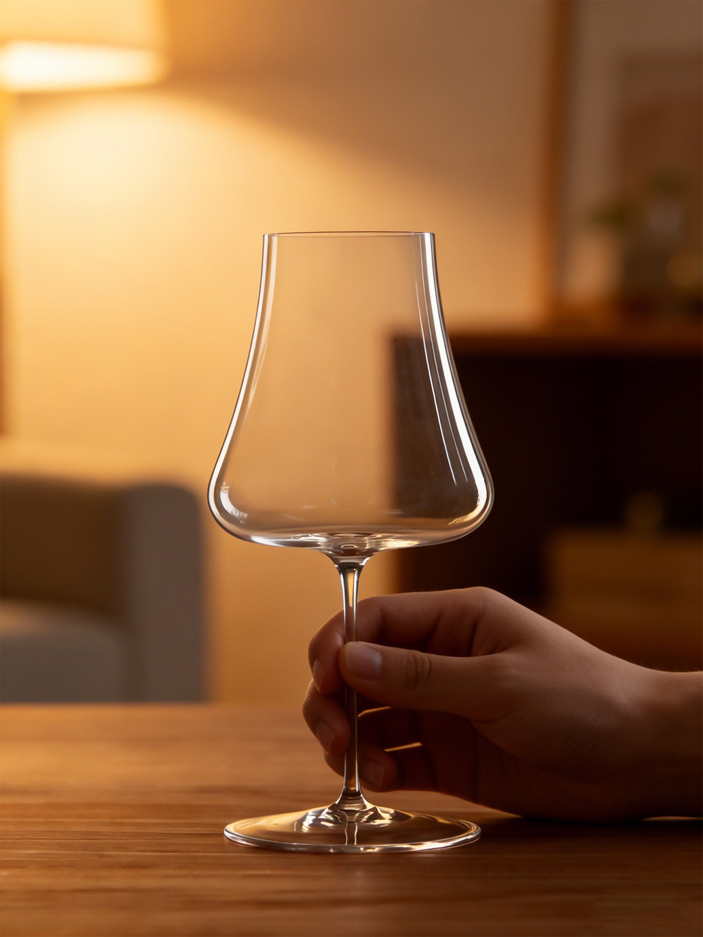 Crystal Glass Champagne Flutes And Elegant Goblets