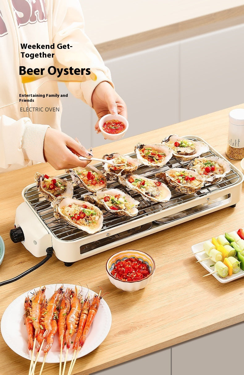 Smoke Free Electric BBQ Grill For Household Indoor Barbecue Cooking