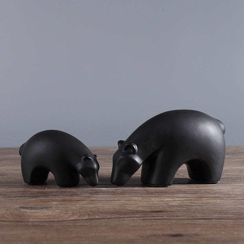 Soft Decorative Small Animal Figurine For Home Decor