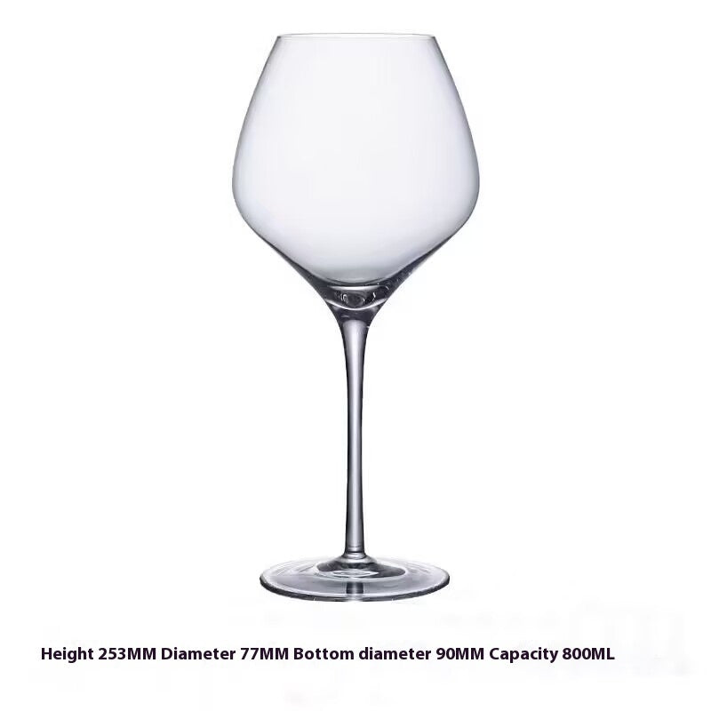 Elegant Crystal Glass Goblet For Home Dining Use