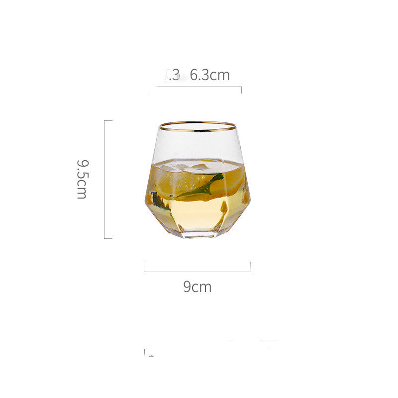 Luxury Crystal Glass Party Goblet Set For Elegant Dining Use