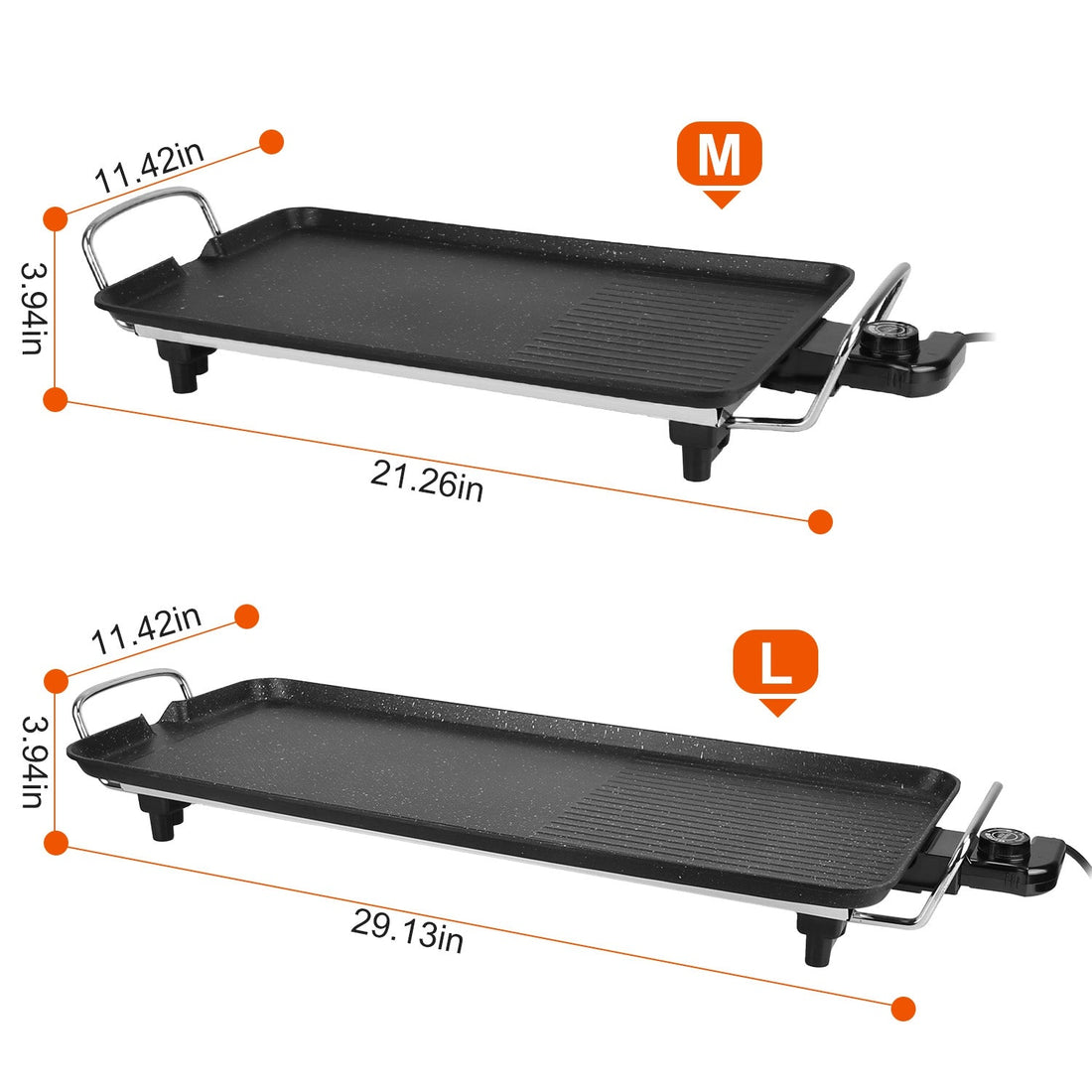 1Pc Electric Barbecue Grill Hot Plate Cooking BBQ Griddle Non Stick