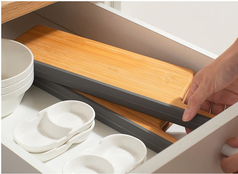 Foldable Creative Bamboo Kitchen Cutting Board Portable Design