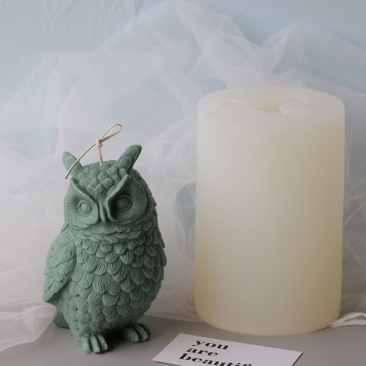 Big Owl Silicone Mold For Home Decoration And Craft