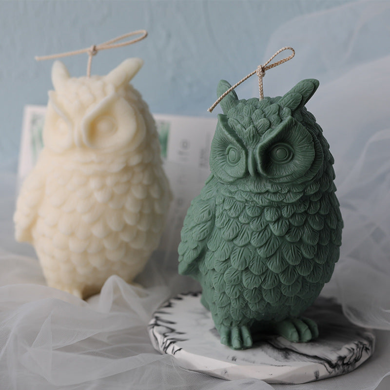 Big Owl Silicone Mold For Home Decoration And Craft
