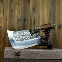 Household Bone Chopping Hand-forged Kitchen Knife Dual-use Knife Ghost