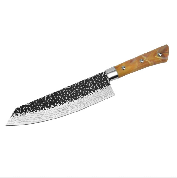 Stainless Steel Chef Knife With Marbled Handle