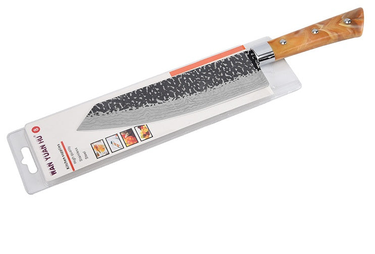 Stainless Steel Chef Knife With Marbled Handle