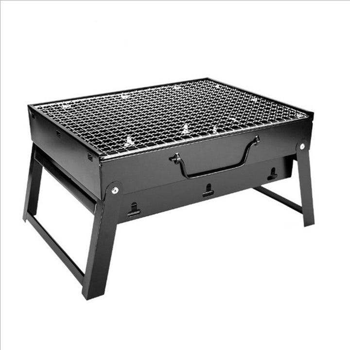 Portable Foldable Charcoal BBQ Grill For Outdoor Large Barbecue Cooking