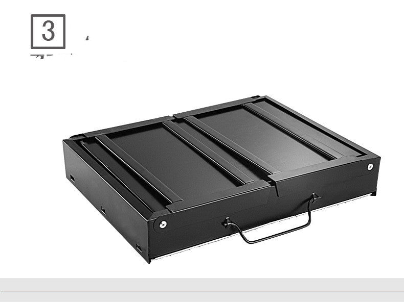 Portable Foldable Charcoal BBQ Grill For Outdoor Large Barbecue Cooking