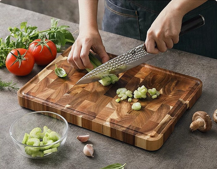 Thick Acacia Mangium Wooden Household Chopping Board