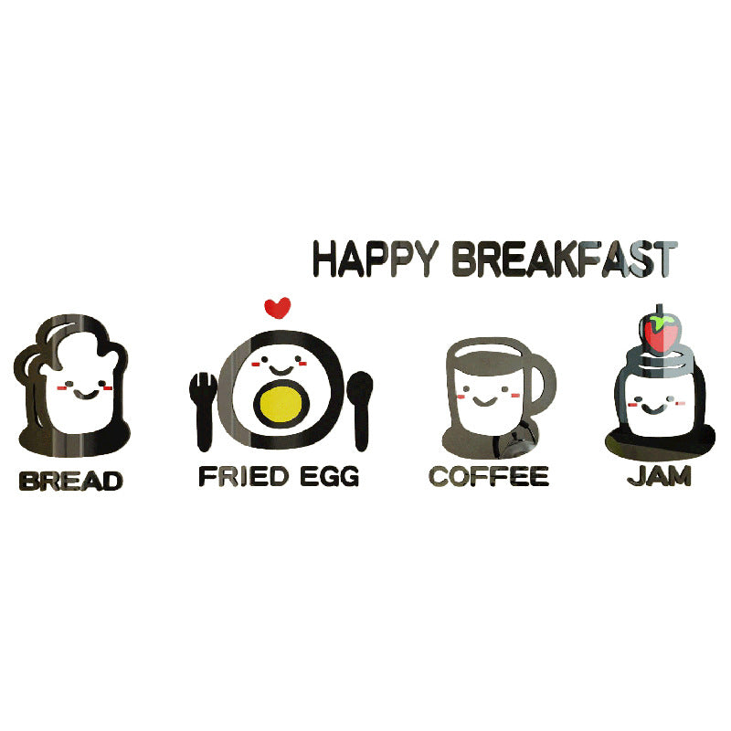 Cute Minimalist Kitchen Wall Sticker For Home Decoration