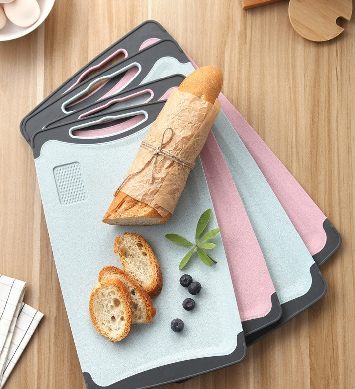 Wheat Straw Fruit Cutting Board For Kitchen Use