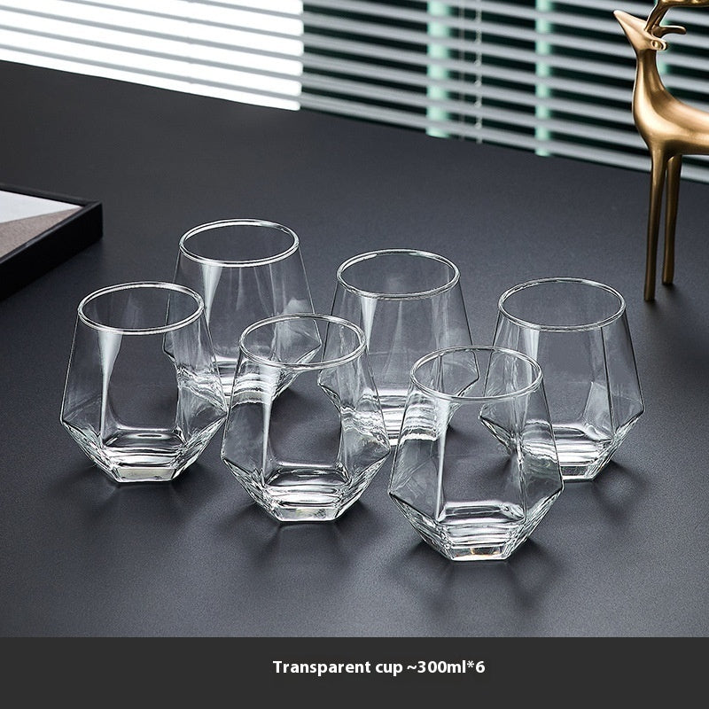 Luxury Crystal Glass Party Goblet Set For Elegant Dining Use