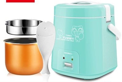 Compact Automatic Mini Rice Cooker For One Person Steaming Use