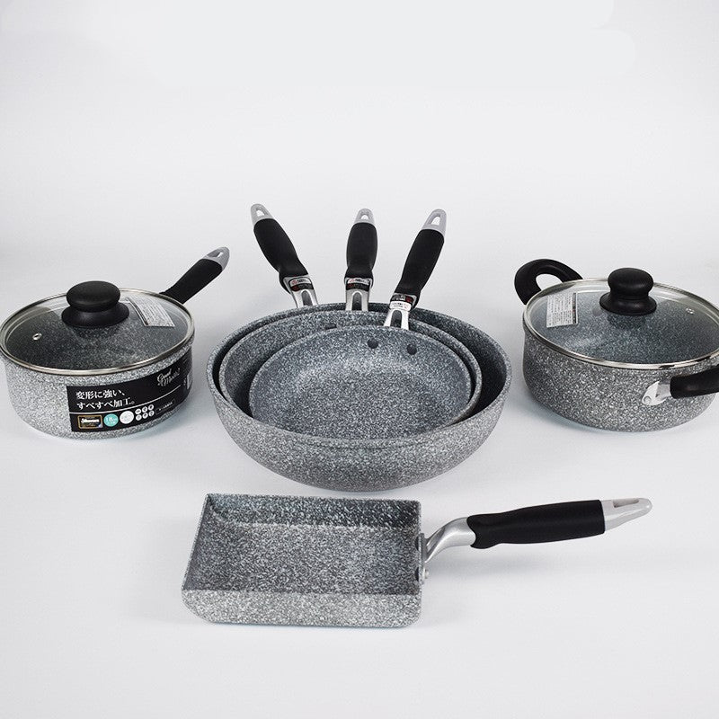 Japanese Style Maifan Stone Non Stick Frying Pan For Healthy Cooking