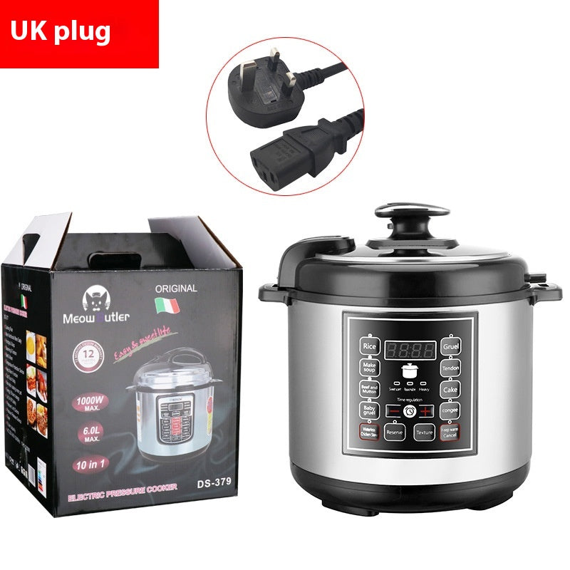 5L Multi Function Intelligent Pressure Rice Cooker With Timer Household
