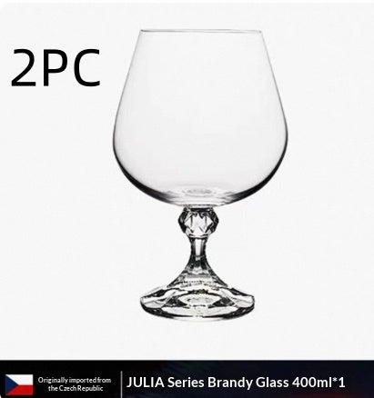 Elegant Crystal Glass Goblet For Home Dining Use