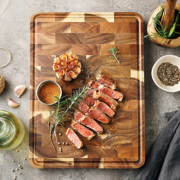 Thick Acacia Mangium Wooden Household Chopping Board