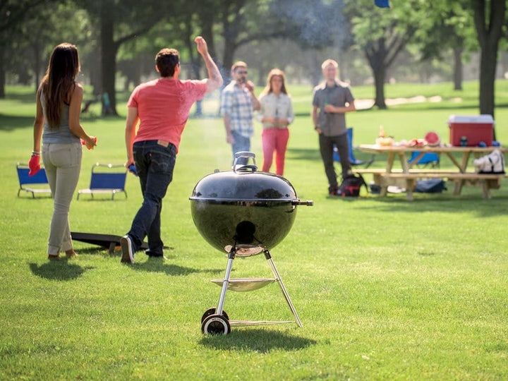Weber Original Kettle 22 Inch Charcoal Grill With Classic Dome Design