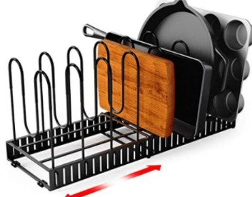 8-Tier Kitchen Dish Drying Rack Organizer Shelf