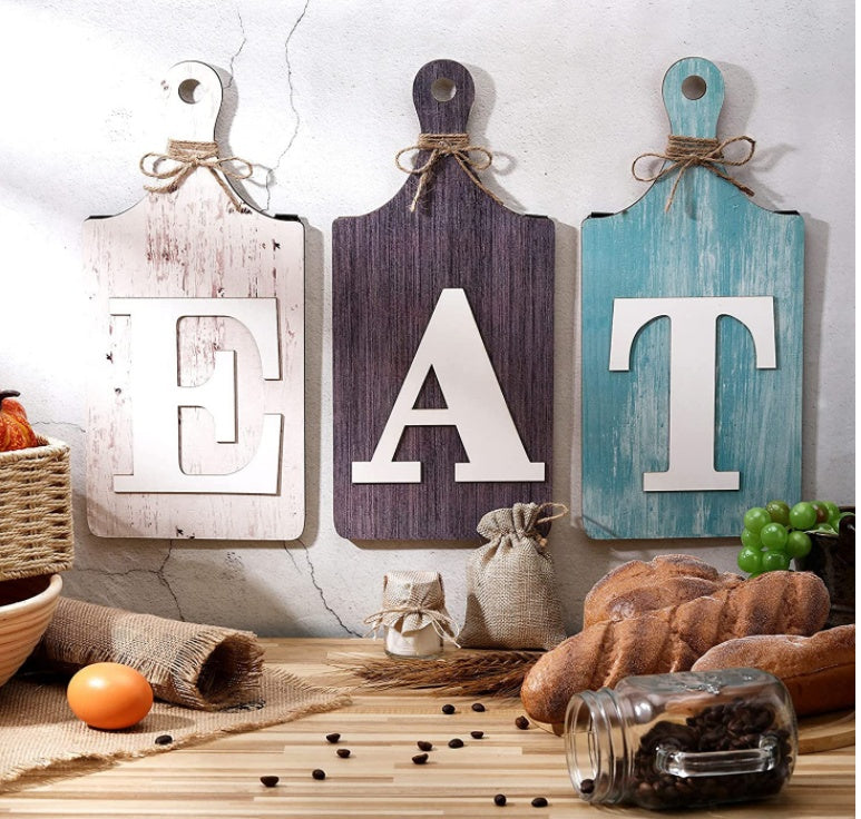 Wooden Farmhouse Kitchen Pendant Decoration For Rustic Home Decor