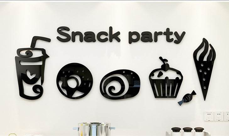 Cute Minimalist Kitchen Wall Sticker For Home Decoration