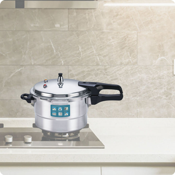 Universal Household Pressure Cooker For Gas And Induction Cooktops