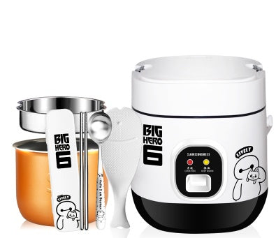 Compact Automatic Mini Rice Cooker For One Person Steaming Use