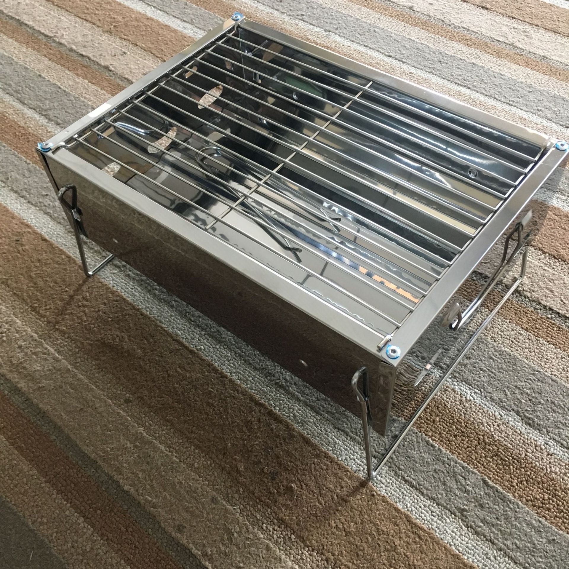 Portable Stainless Steel Charcoal Barbecue Grill Household Cooking Unit