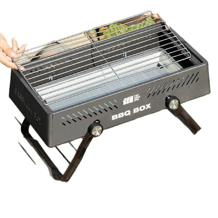 Stainless Steel Outdoor BBQ Grill For Household Barbecue Cooking