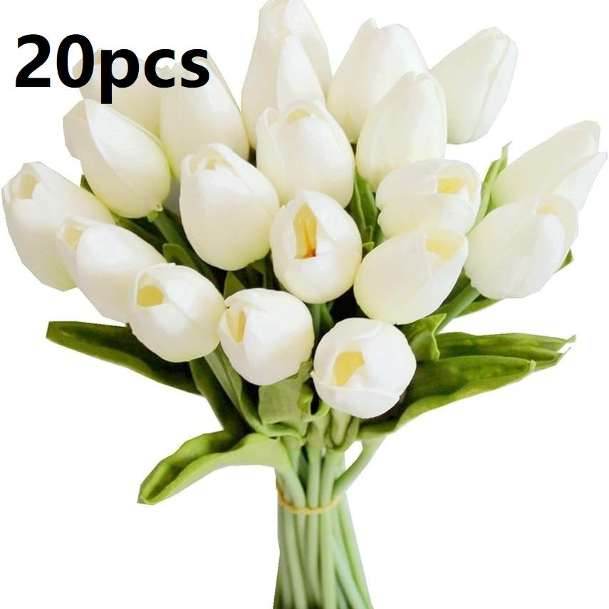 Artificial Tulip Flower Bulk For Home Kitchen And Wedding Decoration
