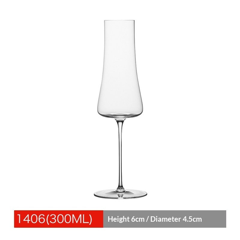 Crystal Glass Champagne Flutes And Elegant Goblets