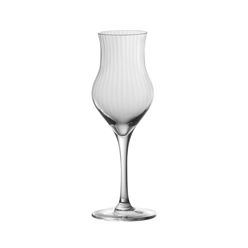 Tulip Crystal Glass Goblet For Elegant Home Dining Use