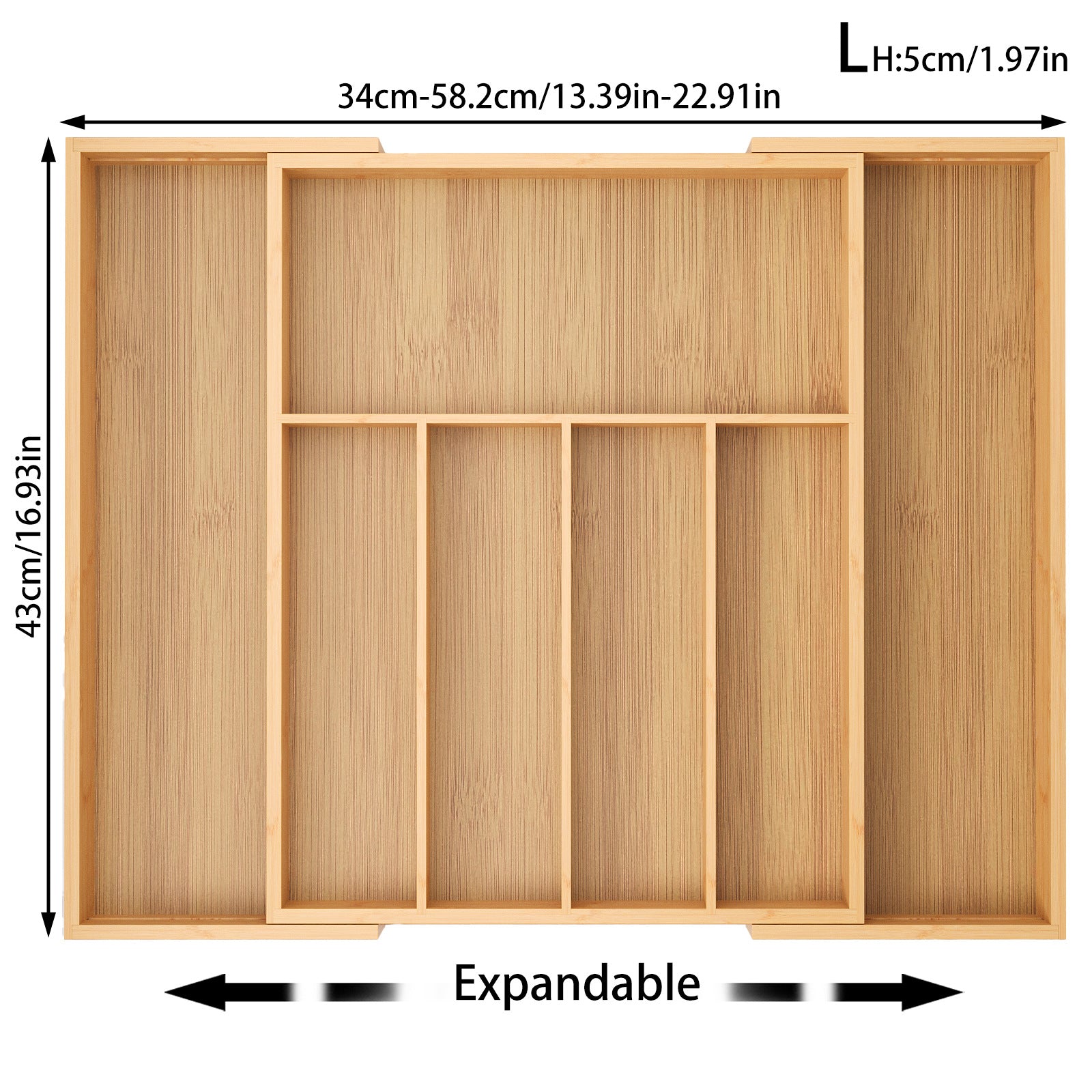 Retractable Kitchen Utensil Pull-Out Storage Organizer