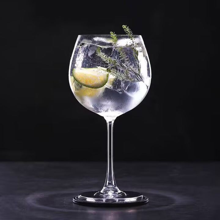 Elegant Crystal Glass Goblet For Home Dining Use