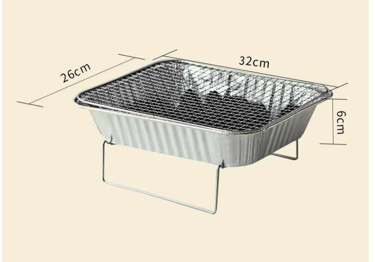 Portable Small Charcoal BBQ Grill For Household Outdoor Cooking