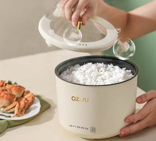 Compact Automatic Mini Rice Cooker For One Person Steaming Use