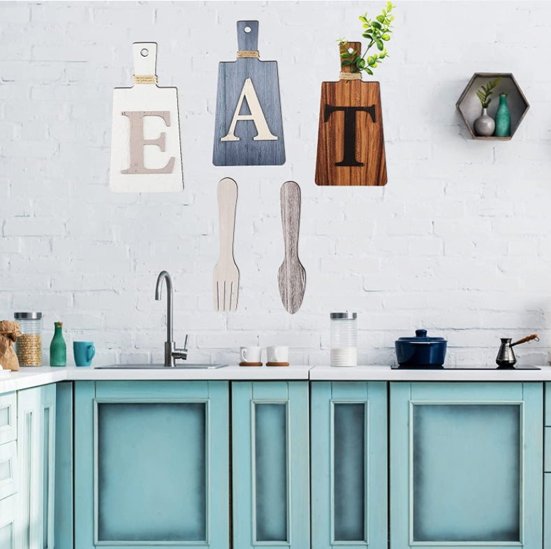 Wooden Farmhouse Kitchen Pendant Decoration For Rustic Home Decor