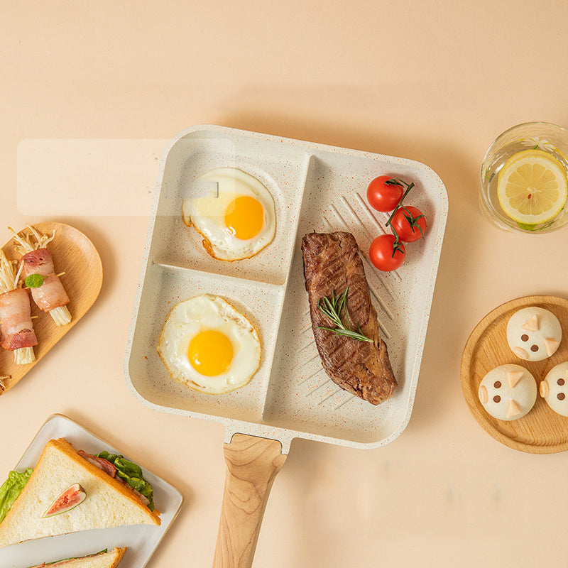 Medical Stone Non Stick Egg Frying Pan For Breakfast And Steak Cooking