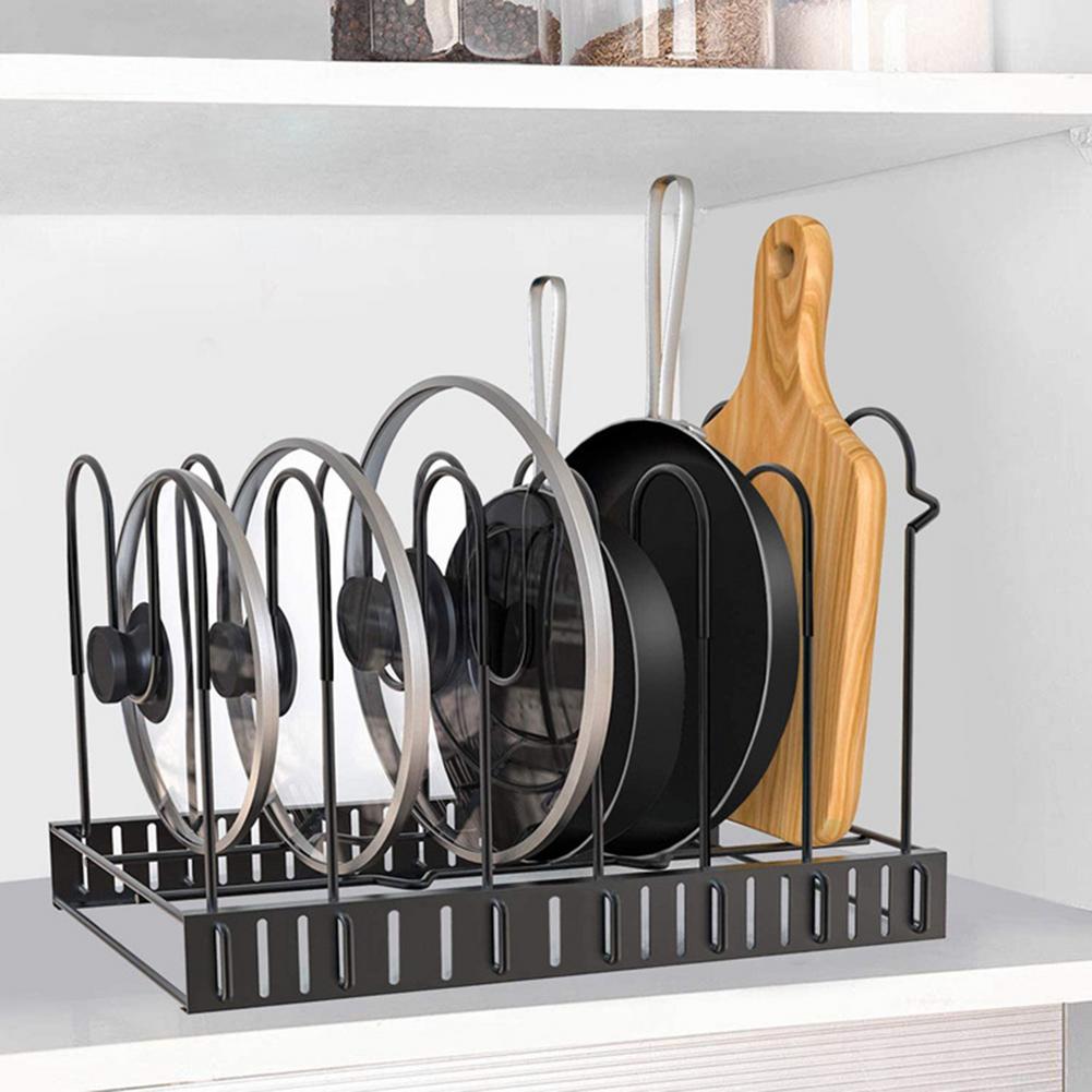 8-Tier Kitchen Dish Drying Rack Organizer Shelf