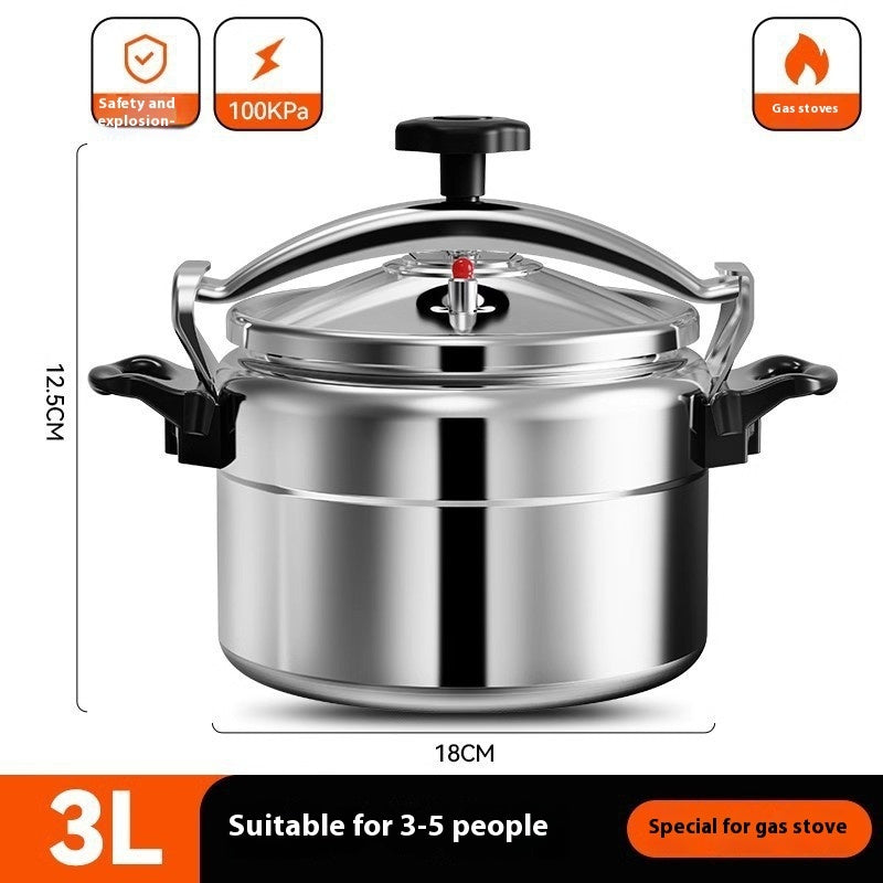 Large Capacity Explosion Proof Pressure Cooker For Gas Stove Home Use